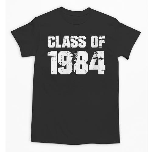 Class Of 1984 High School College Graduation Reunion Unisex T-Shirt - Best Gift Smart