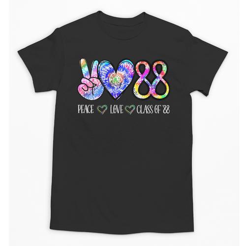 Class Of 1988 Shirt Tie Dye Senior Graduation Class Reunion Unisex T-Shirt - Best Gift Smart