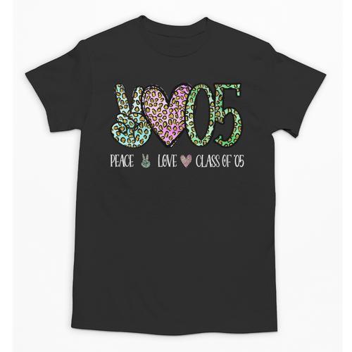 Class Of 2005 Shirt Leopard Senior Graduation Class Reunion Unisex T-Shirt - Best Gift Smart