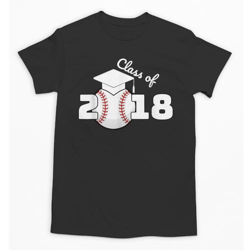 Class Of 2018 Baseball Senior Graduation Shirt Grad Unisex T-Shirt - Best Gift Smart