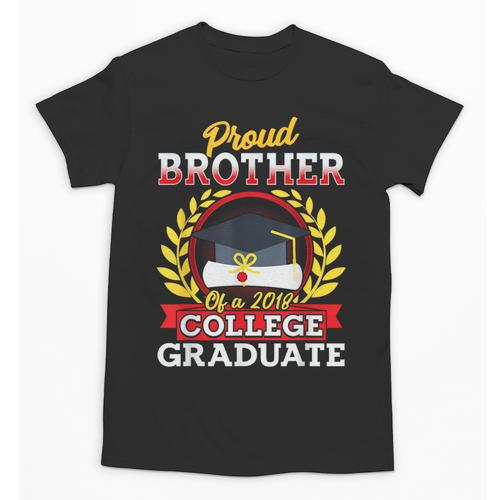 Class Of 2018 Graduation Tshirt For Brother Of Graduate Unisex T-Shirt - Best Gift Smart