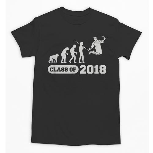 Class Of 2018 Graduation Evolution Unisex T-Shirt - Best Gift Smart
