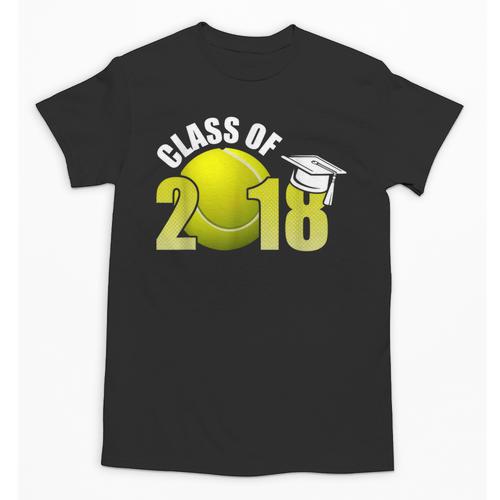 Class Of 2018 Shirts Graduation Senior Tennis Shirt Unisex T-Shirt - Best Gift Smart