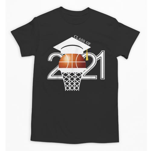 Class 2021 Graduation Senior Basketball Player Unisex T-Shirt - Best Gift Smart