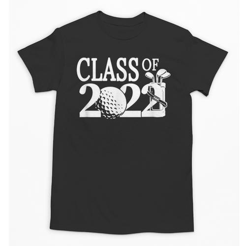 Class Of 2022 Graduation Senior Golf Golfer Player Unisex T-Shirt - Best Gift Smart