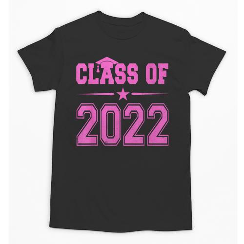 Class Of 2022 Pink Girls Shirt Graduation Unisex T-Shirt - Best Gift Smart