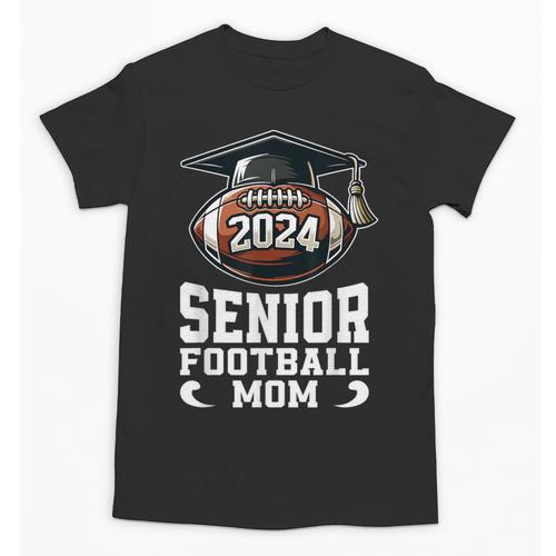 Class Of 2024 Graduation Senior Football Mom 2024 Unisex T-Shirt - Best Gift Smart