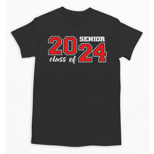 Class Of 2024 Senior Year Boys Girls School Graduation Unisex T-Shirt - Best Gift Smart