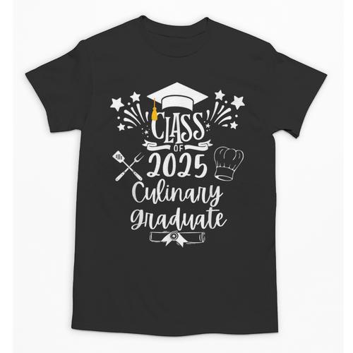Class Of 2025 Culinary Graduate Culinary Chef Graduation Unisex T-Shirt - Best Gift Smart