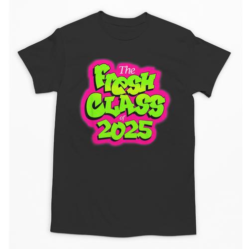 Class Of 2025 Senior Fresh 90s TV Style Retro Graduation Unisex T-Shirt - Best Gift Smart