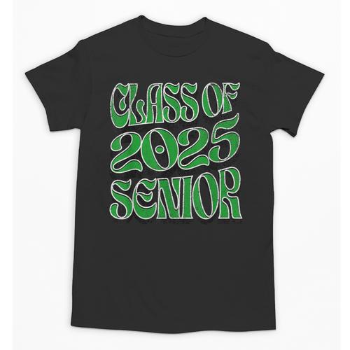 Class Of 2025 Senior Green Student Graduation Unisex T-Shirt - Best Gift Smart