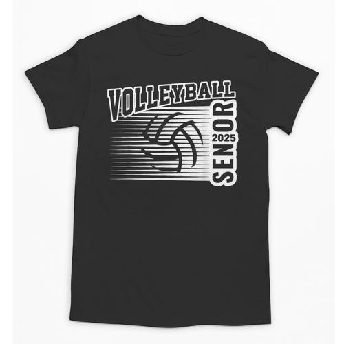 Class Of 2025 Volleyball Senior Class 25 Graduation Unisex T-Shirt - Best Gift Smart