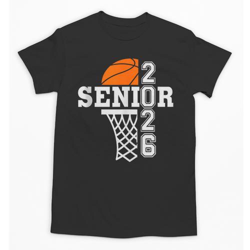 Class Of 2026 Basketball Senior 26 Player Team Graduation Unisex T-Shirt - Best Gift Smart