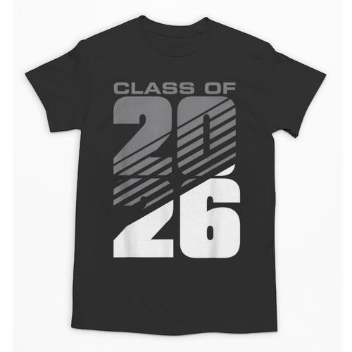 Class Of 2026 High School Senior Graduation Grey Sport Style Unisex T-Shirt - Best Gift Smart