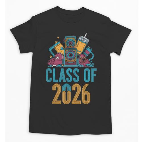 Class Of 2026 Retro Graduation Memory Nostalgia For Seniors Unisex T-Shirt - Figerry