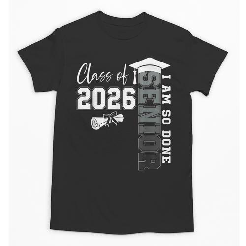 Class Of 2026 Senior 2026 Graduation Decoration Men Senior Unisex T-Shirt - Best Gift Smart