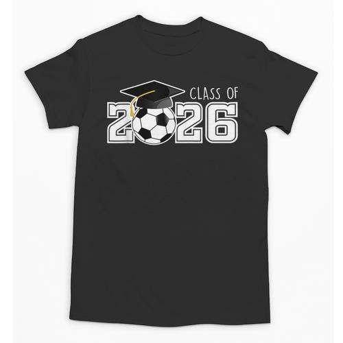 Class Of 2026 Senior 2026 Soccer High School Graduation Unisex T-Shirt - Best Gift Smart