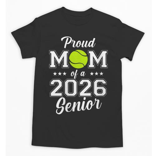 Class Of 2026 Tennis Mom Senior Graduation Graduate Unisex T-Shirt - Best Gift Smart