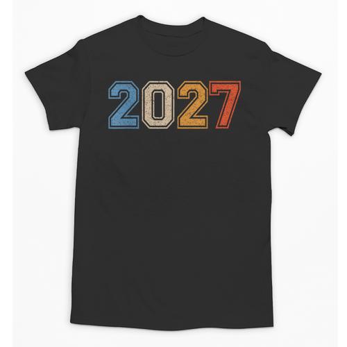 Class Of 2027 Graduate Shirts For Men Women Graduation Retro Unisex T-Shirt - Best Gift Smart