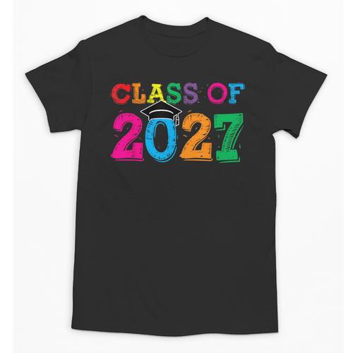 Class Of 2027 Shirt For Boys And Girls Fun 2027 Graduation Unisex T-Shirt - Best Gift Smart