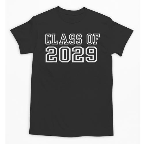 Class Of 2029 Graduation School Vintage Spirit Senior 2029 Unisex T-Shirt - Best Gift Smart