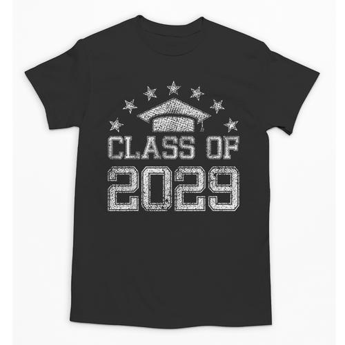 Class Of 2029 Grow With Me Graduation Back To School Unisex T-Shirt - Best Gift Smart
