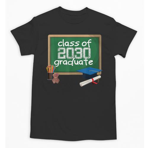 Class Of 2030 TShirt Kindergarten Graduation Tee 2018 Unisex T-Shirt - Best Gift Smart