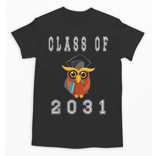 Class Of 2031 Graduation First Day Of School T Shirt Unisex T-Shirt - Best Gift Smart