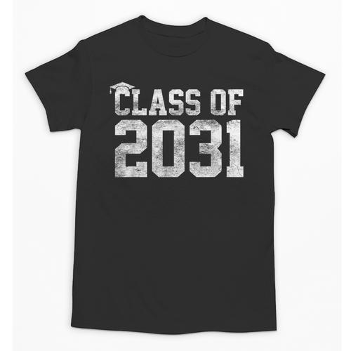 Class Of 2031 Graduation Kindergarten Back To School Unisex T-Shirt - Best Gift Smart