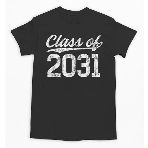 Class Of 2031 Grow With Me Graduation Unisex T-Shirt - Best Gift Smart