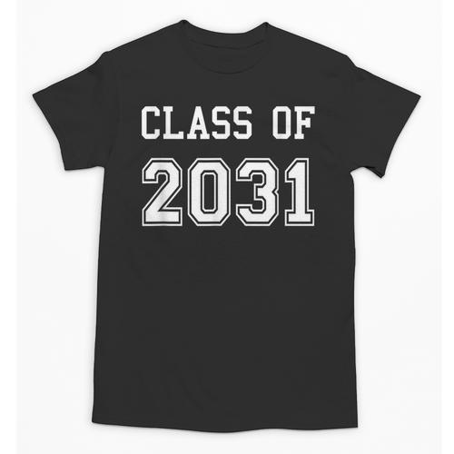 Class Of 2031 Shirt Graduation School Future Graduate Unisex T-Shirt - Best Gift Smart