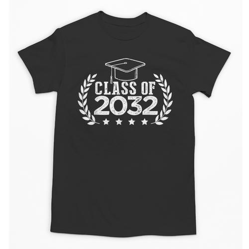 Class Of 2032 Grow With Me Shirt Graduation Kindergarten Unisex T-Shirt - Best Gift Smart