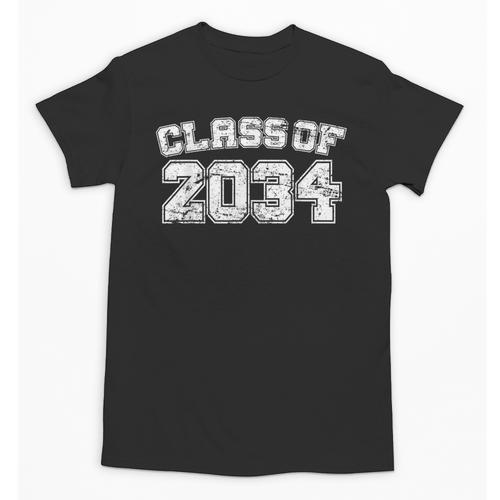Class Of 2034 34 School Tee Shirt Graduation Class Party Unisex T-Shirt - Best Gift Smart