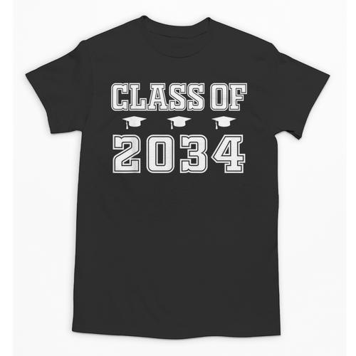 Class Of 2034 School Graduation Unisex T-Shirt - Best Gift Smart