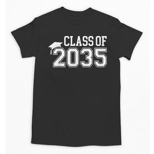 Class Of 2035 Graduation First Day Of School Boys Girls Kids Unisex T-Shirt - Best Gift Smart