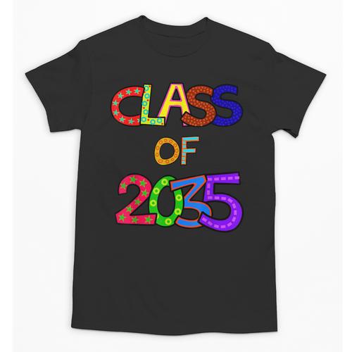 Class Of 2035 Grow With Me Kindergarten Graduation Unisex T-Shirt - Best Gift Smart