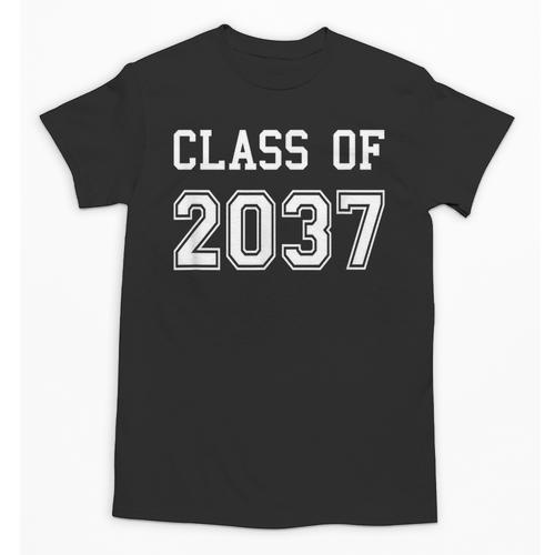 Class Of 2037 Shirt Graduation School Kids Future Graduate Unisex T-Shirt - Best Gift Smart