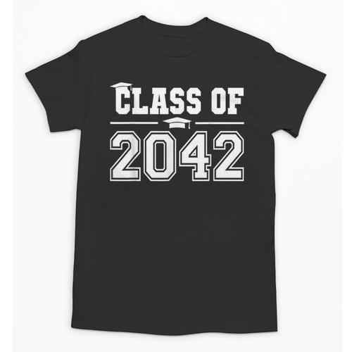 Class Of 2042 Grow With Me First Day Of School Graduation Unisex T-Shirt - Best Gift Smart