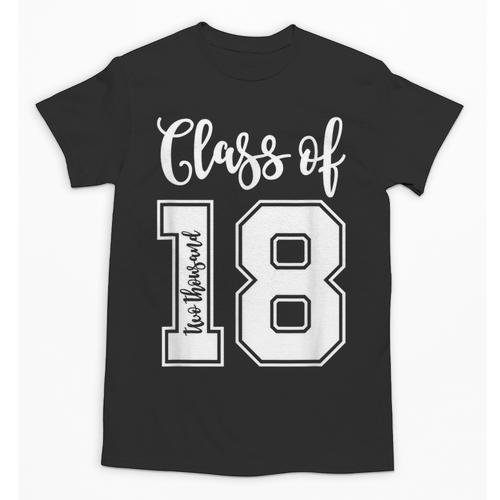Class Of Two Thousand 18 Shirt Graduation T-Shirt Unisex T-Shirt - Best Gift Smart