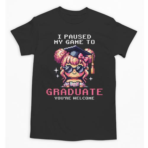 Classic I'm From The 1900s Retro Games Graduating Girl Unisex T-Shirt - Figerry
