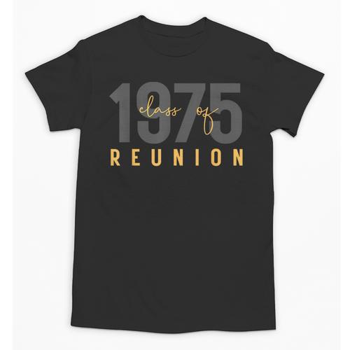 Classic Retro Vintage Class Of 1975 Reunion 50th Graduation Unisex T-Shirt - Best Gift Smart