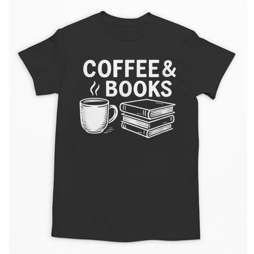 Coffee & Books Unisex T-Shirt - Bookorys UK