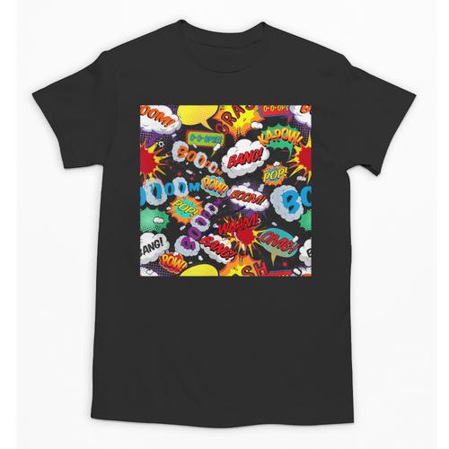 Comic Book Pop Art Modern Fun Unisex T-Shirt - Bookorys