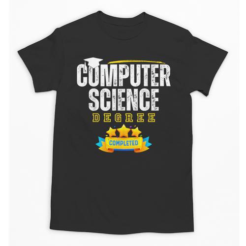 Computer Science Degree Graduation Senior Celebration Grad Unisex T-Shirt - Best Gift Smart