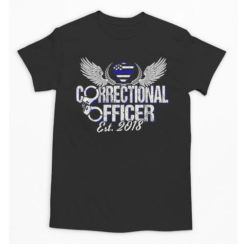 Corrections Officer 2018 Graduation Silver Line T-Shirt Unisex T-Shirt - Best Gift Smart