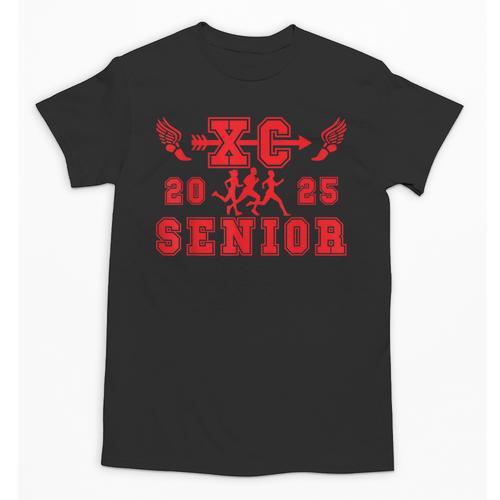 Cross Country Senior Night Senior 2025 Graduation Party 5 Unisex T-Shirt - Best Gift Smart