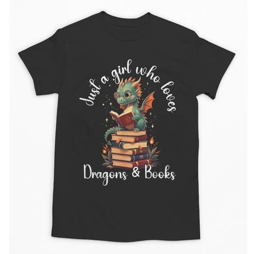 Cute Dragon Reading Book Bookworm Dragon And Books For Women Unisex T-Shirt - Bookorys