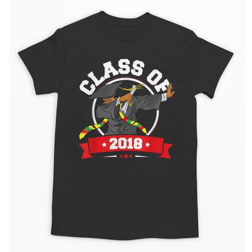Dabbing Graduation Class Of 2018 TShirt History Month Unisex T-Shirt - Best Gift Smart