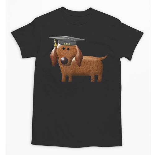Dachshund Graduation 2018 Dog Graduation Shirt For Men Women Kids Unisex T-Shirt - Best Gift Smart