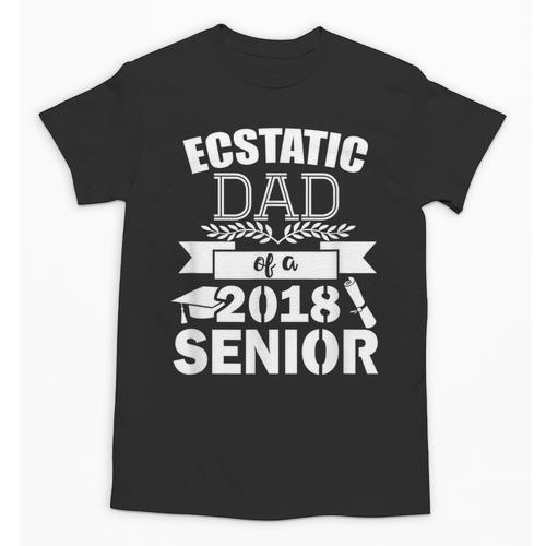 Dad Of a 2018 Senior Graduation Unisex T-Shirt - Best Gift Smart